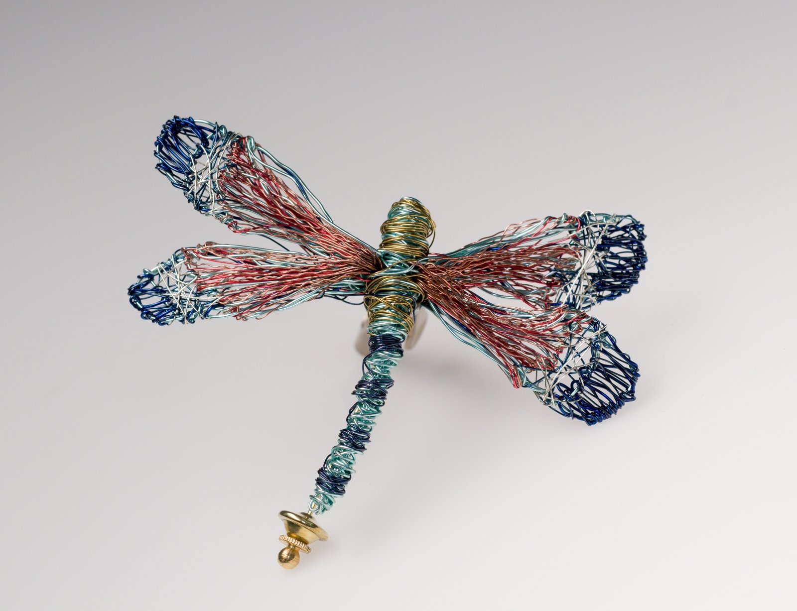 MMA Metropolitan Museum Of Art Acrylic Lucite newest Dragonfly Insect Brooch Pin 3.5